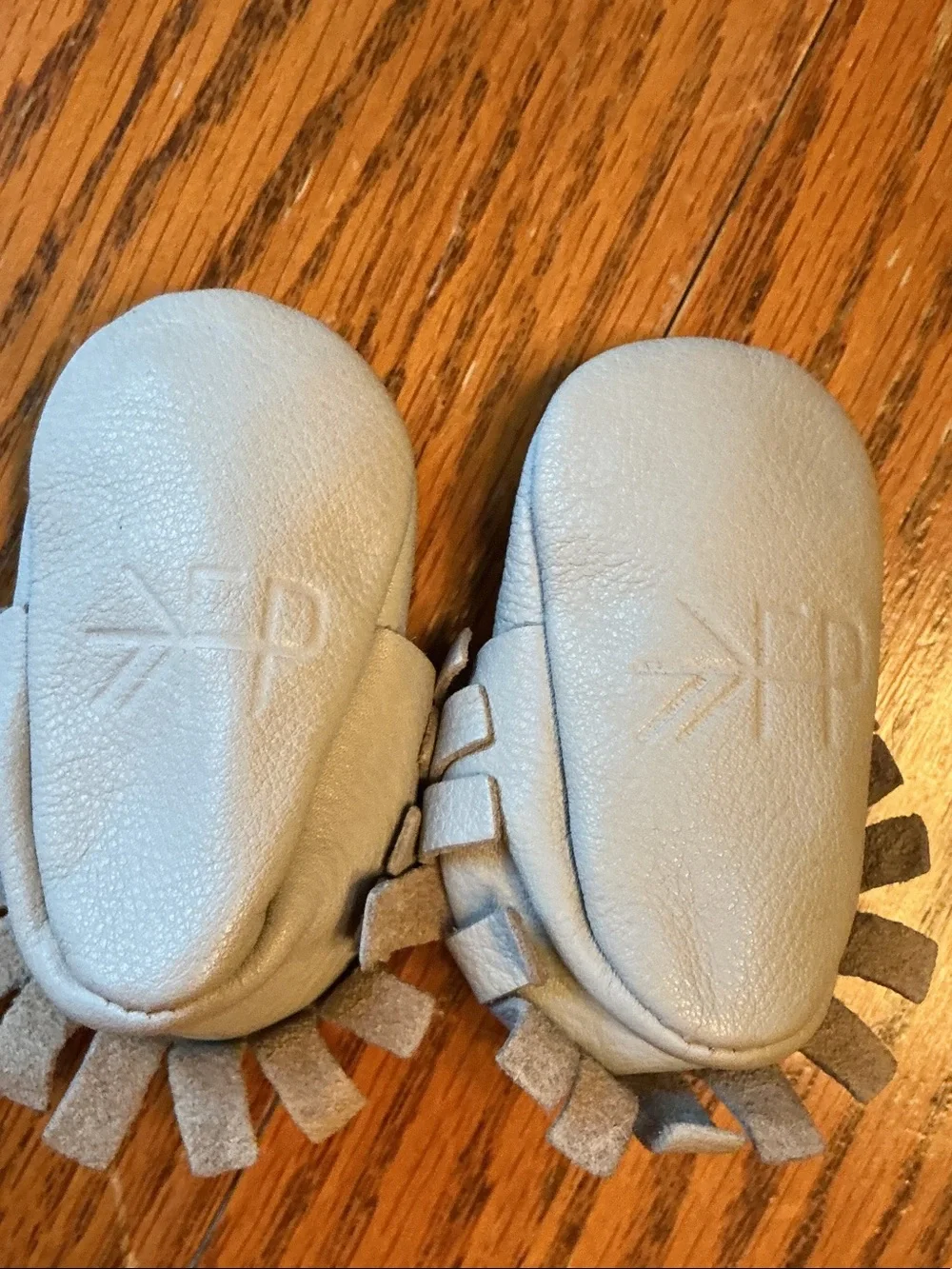 Freshly Picked Fringe Moccasins in Light Tan